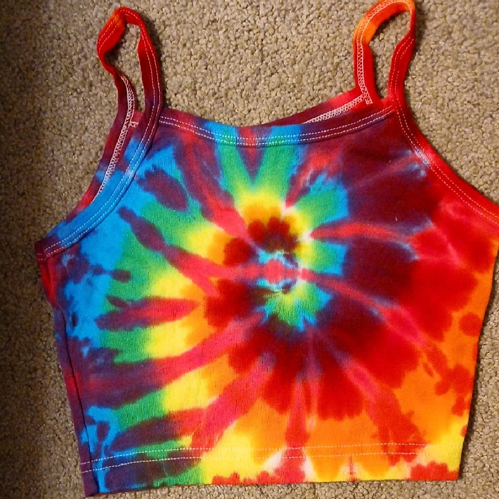 Colorful Tie-Dye Kids Tank Top